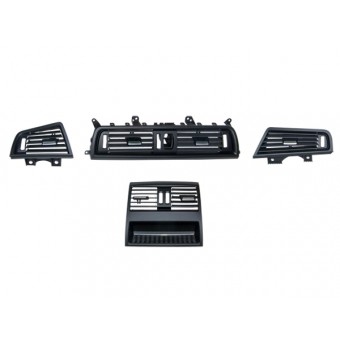 Klima/Kalorifer Izgarası F10+LCI Set:4ad Ön+Arka Siyah